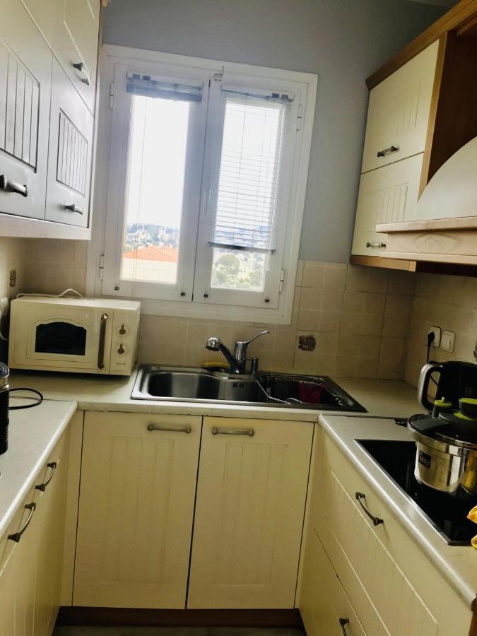 Beautiful Maisonette With A View To The Mountains And The Sea Agia Marina  Exterior foto