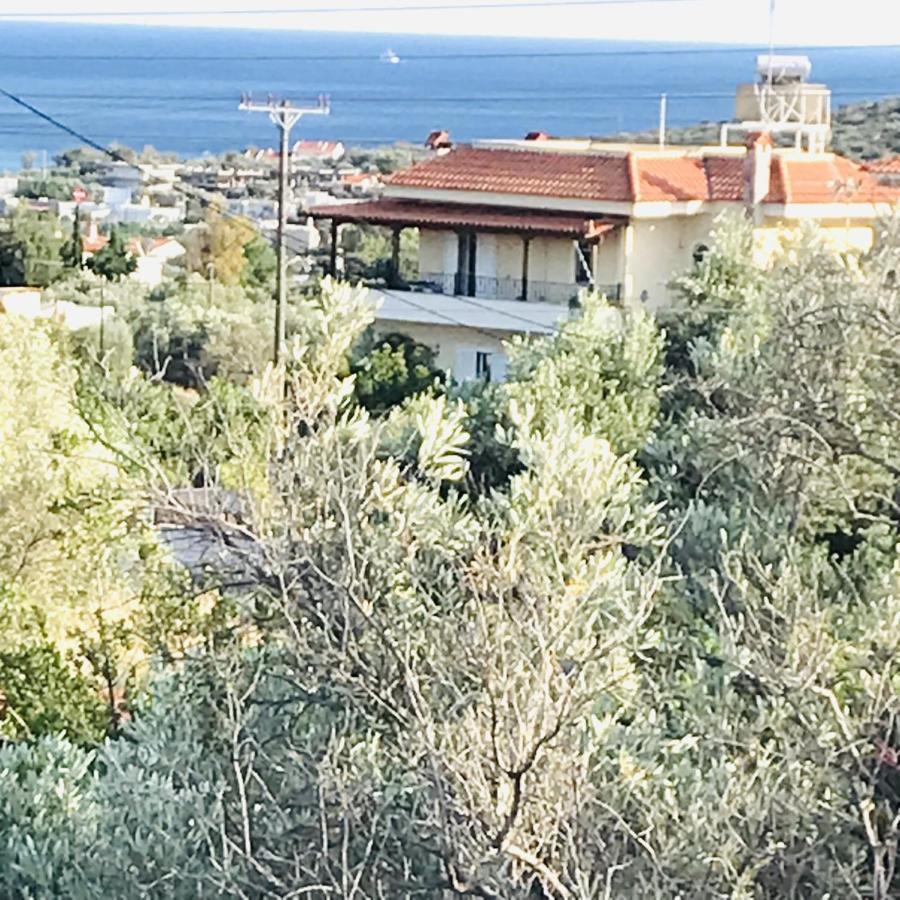 Beautiful Maisonette With A View To The Mountains And The Sea Agia Marina  Exterior foto