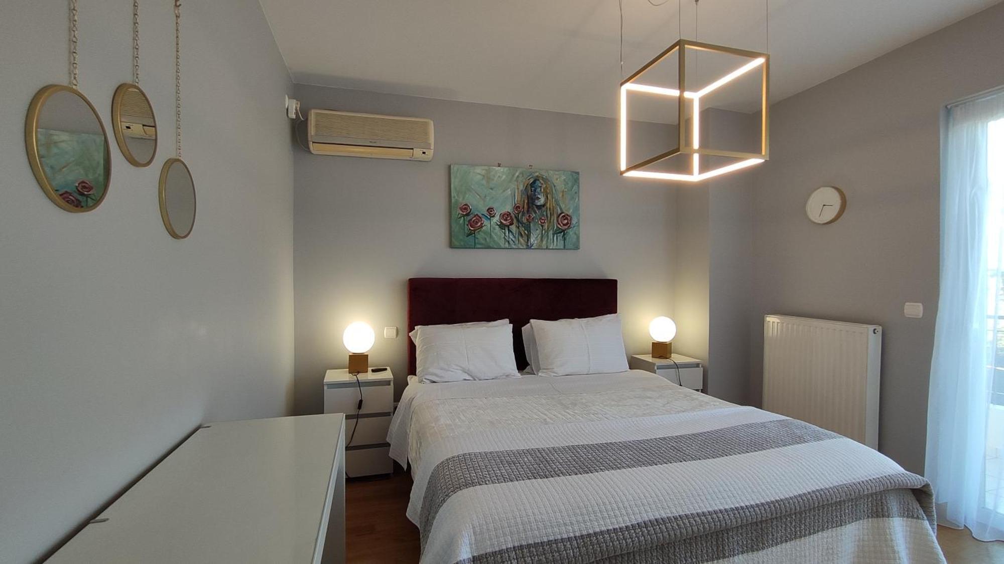 Beautiful Maisonette With A View To The Mountains And The Sea Agia Marina  Exterior foto