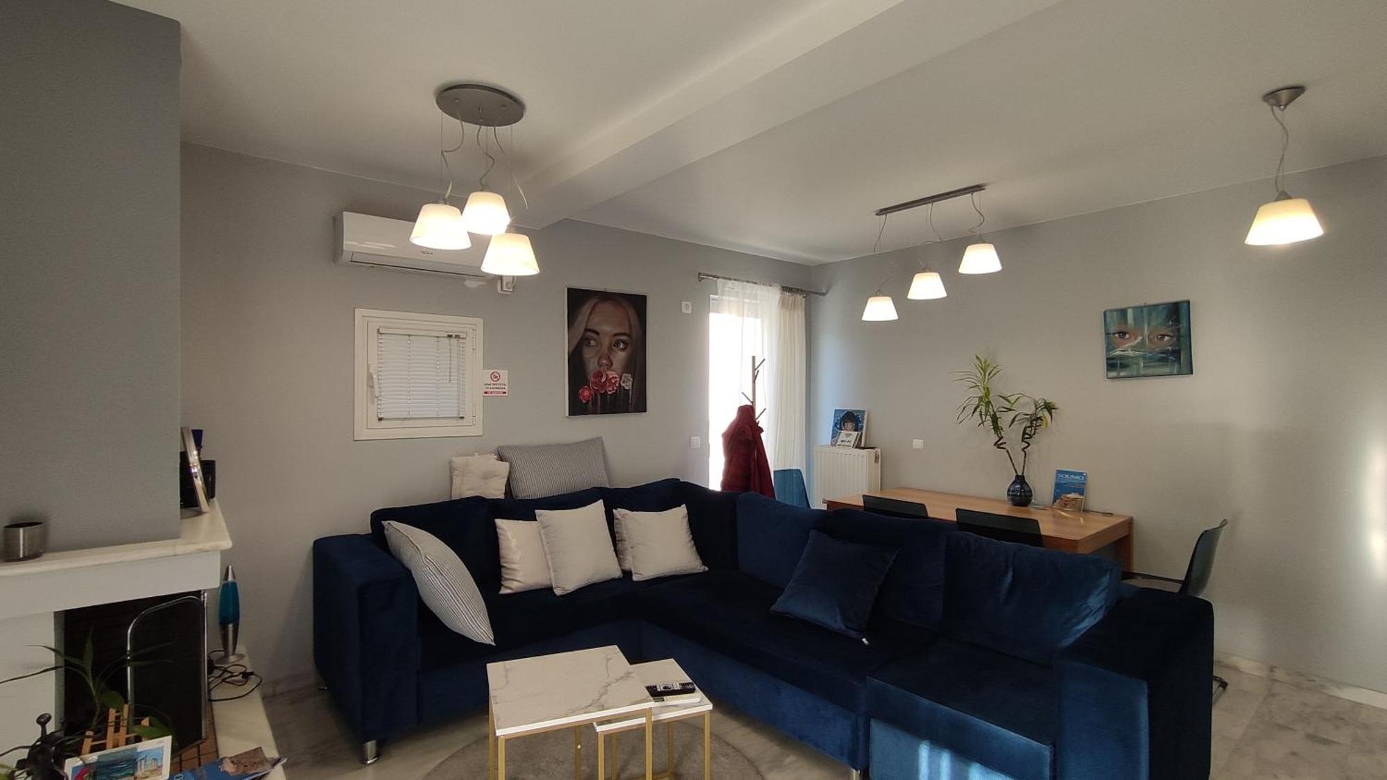 Beautiful Maisonette With A View To The Mountains And The Sea Agia Marina  Exterior foto